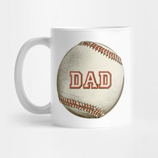 Dad Baseball Mug